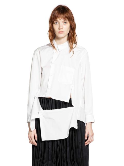 Comme Des Garçons Asymmetric Cropped Pocket Shirt