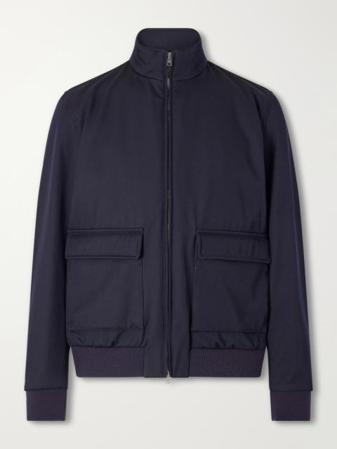 Herno Virgin Wool-Twill Bomber Jacket