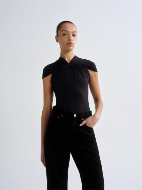 AGOLDE OLYMPIA BODYSUIT IN BLACK
