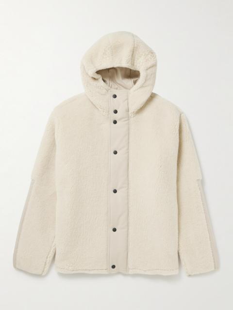 Loro Piana Shell-Trimmed Cashmere and Silk-Blend Fleece Jacket
