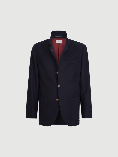 Brunello Cucinelli Lightweight water-resistant cashmere outerwear blazer