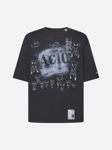 Distressed Acid cotton t-shirt