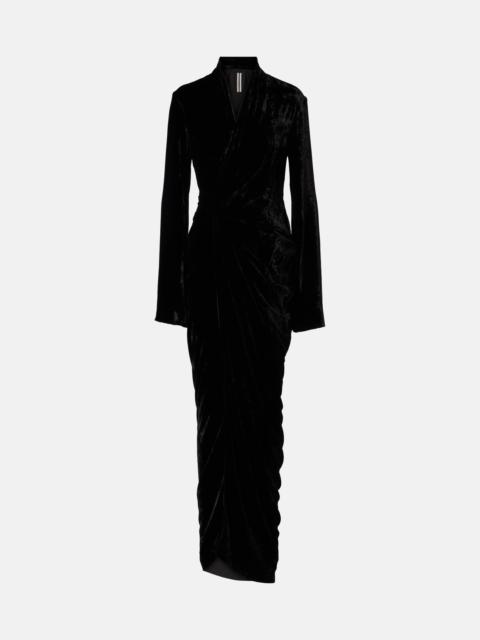 Rick Owens Ruched gown