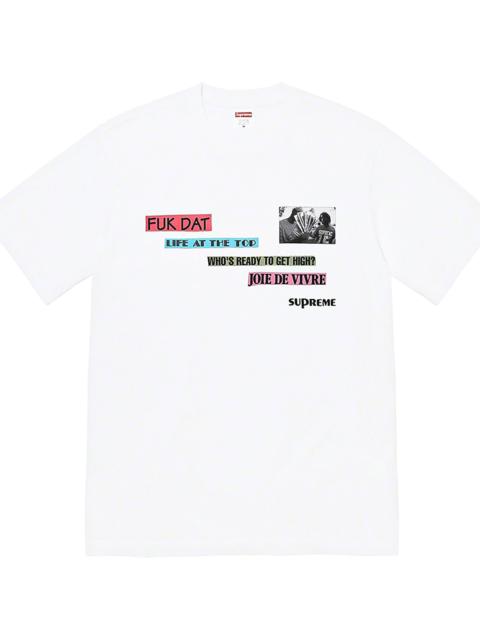 Supreme Joie De Vivre Tee "FW22 - White" SU28010
