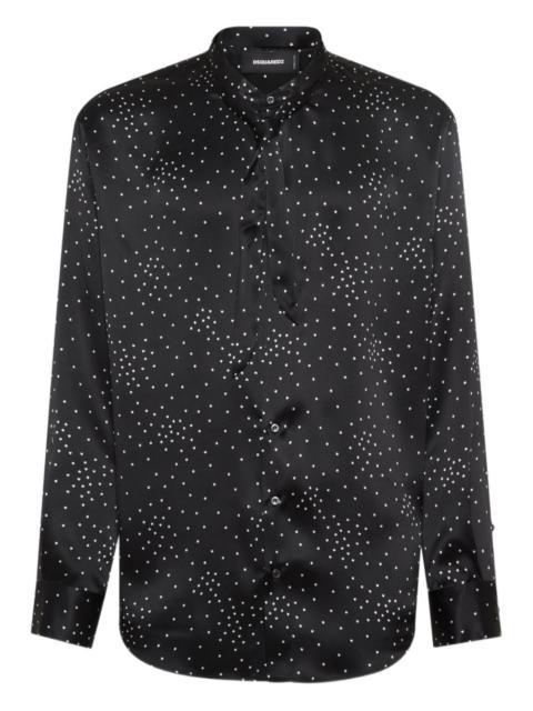 DSQUARED2 polka dot-print satin shirt