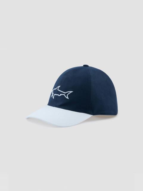 Paul & Shark TWO-TONE BASEBALL CAP WITH EMBROIDERY