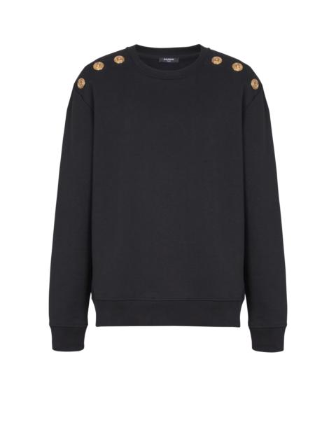 Balmain Sweater with Chain Lion buttons