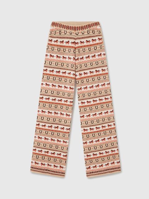 Stella McCartney Fair Isle Wool Pants