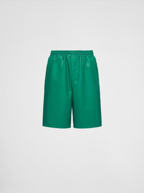 Prada Nappa leather Bermudas