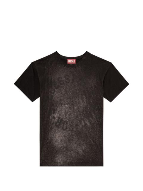 Diesel T-Norm-AA2 foil-print T-shirt