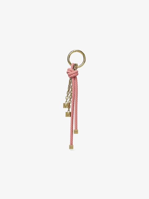 MICHAEL KORS Gold-Tone and Speckled Cord Bag Charm
