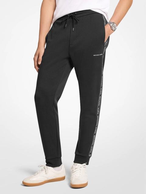 MICHAEL KORS Logo Tape Cotton Blend Joggers