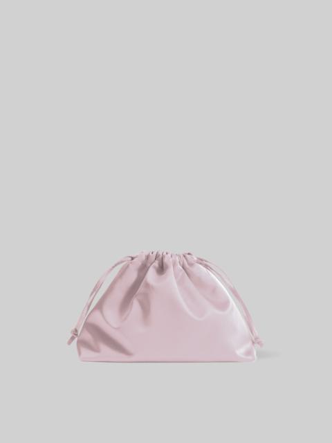 The Frankie Shop Morgan Satin Small Pouch - Faded Pink
