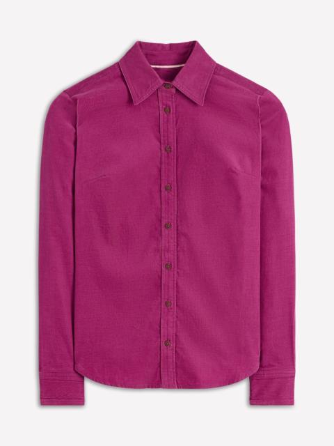 BODEN Sienna Cord Shirt-Rich Magenta