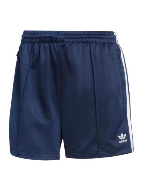 adidas (WMNS) adidas Firebird Shorts Asia Sizing 'Night Indigo White' JW5045