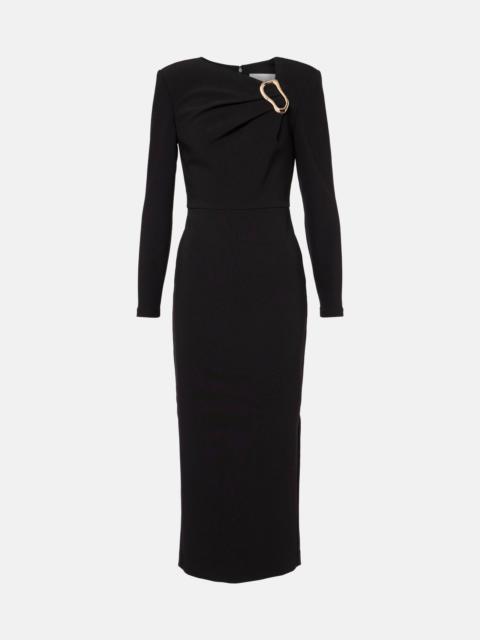 ROLAND MOURET crepe dress