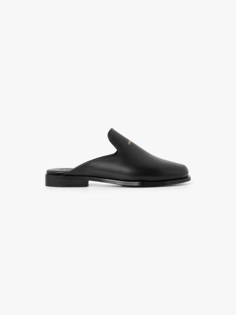 CASABLANCA Black Leather Loafer Mule