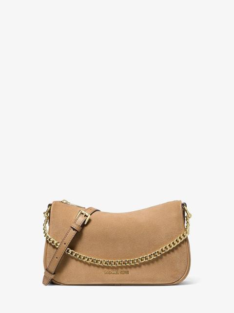 MICHAEL KORS Carmela Medium Suede Convertible Crossbody Bag
