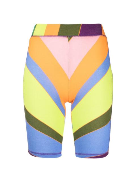 SIEDRÉS patterned cycling shorts