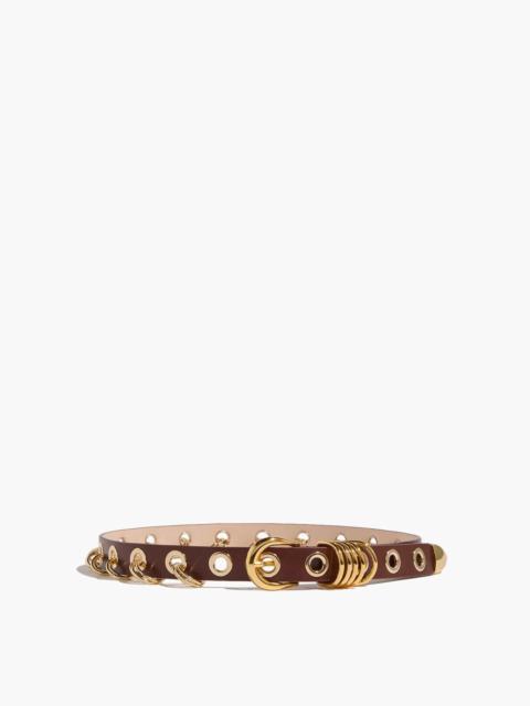 DÉHANCHE Revenge Belt in Mahogany/Gold