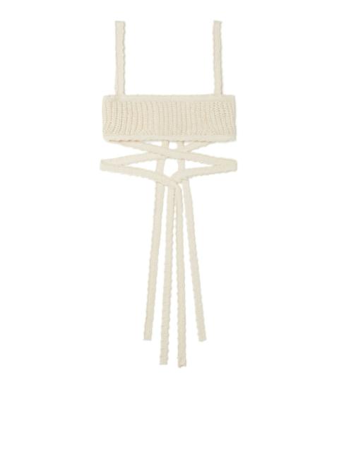 Alanui Lush Nature Knit Bra