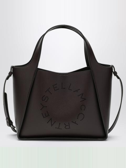 Stella McCartney Chocolate vegan leather shoulder tote bag