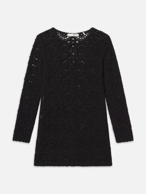 FRAME The Crochet Keyhole Dress