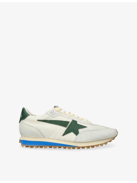 Golden Goose Running Marathon Suede And Mesh Trainers