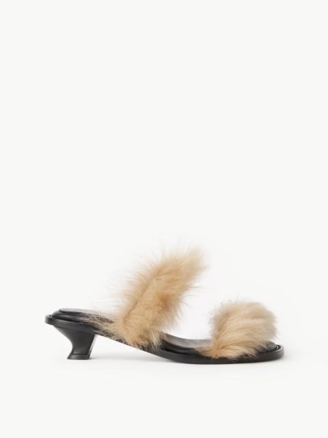 BY MALENE BIRGER Tianna shearling sandals