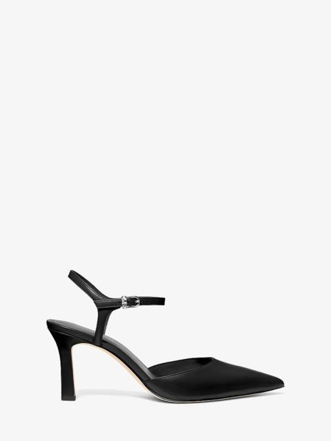 MICHAEL KORS Amara Leather Mid Pump