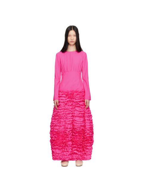 Molly Goddard Pink Phillis Maxi Dress