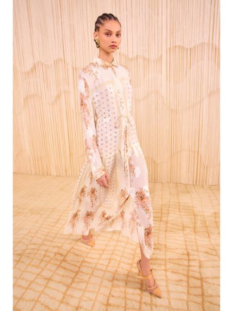 Emilie Drop Waist Long Sleeve Shirt Dress