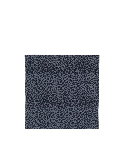 Aspesi leopard-pattern scarf