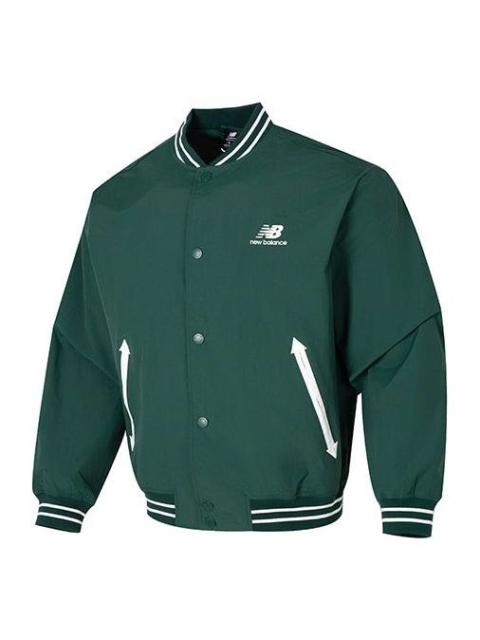 New Balance New Balance NBX Urban Remix Varsity Jacket Aisa Sizing 'Dark Green' AMJ33362-NWG