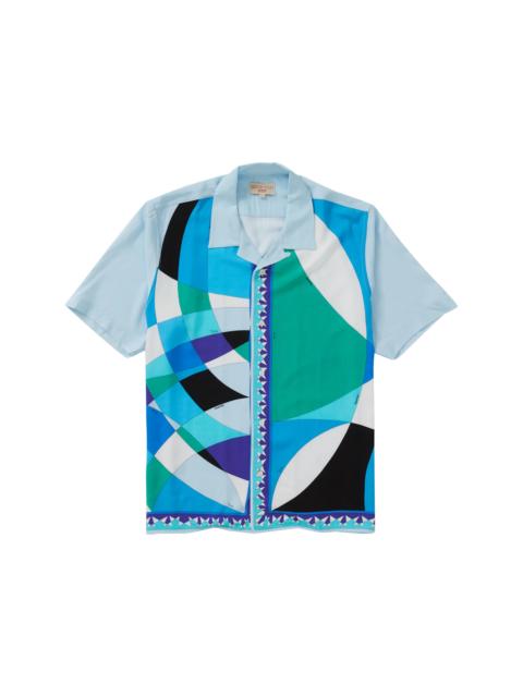 Supreme Supreme Emilio Pucci S/S Shirt Blue