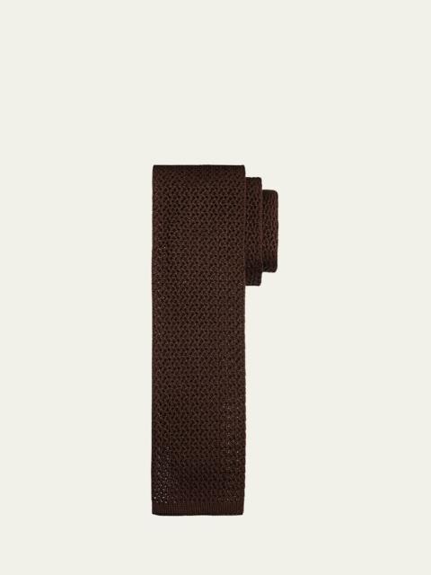 Brioni Men's Silk Tricot Tie