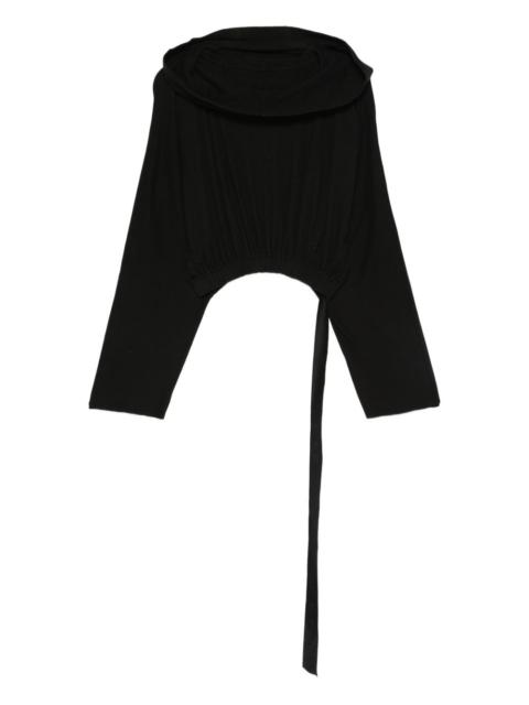 Rick Owens DRKSHDW cowl-neck top