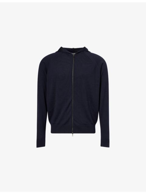 JOHN SMEDLEY Carty Zip-Up Merino-Wool Hoody