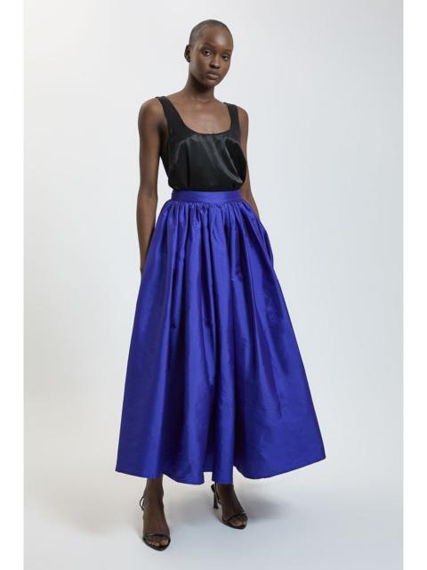 KAREN MILLEN Taffeta Woven Maxi Skirt