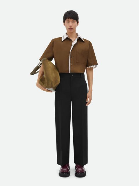 Bottega Veneta Double Layer Cotton And Silk Shirt