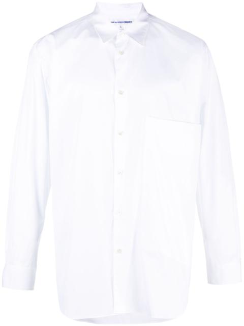 white cotton shirt