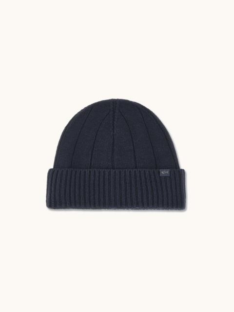 Paul & Shark WOOL AND CASHMERE BEANIE