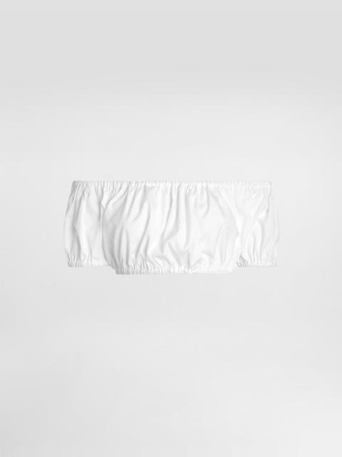 Dolce & Gabbana Cotton Bardot-neck top
