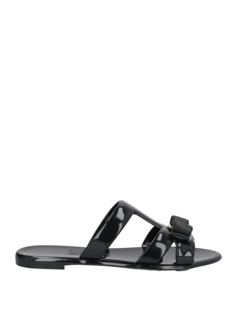 FERRAGAMO Salvatore Ferragamo Ladies Black Lylia Bow Jelly