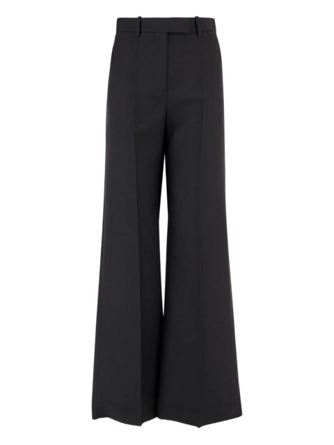 Valentino pressed-crease wide-leg trousers