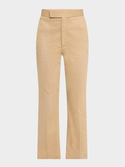 MARIA McMANUS High-Rise Kickflare Crop Trousers
