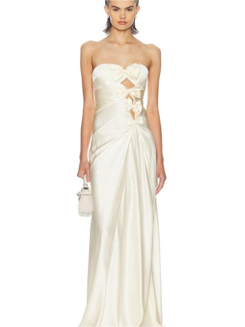 HELSA The Silk Faye Dress
