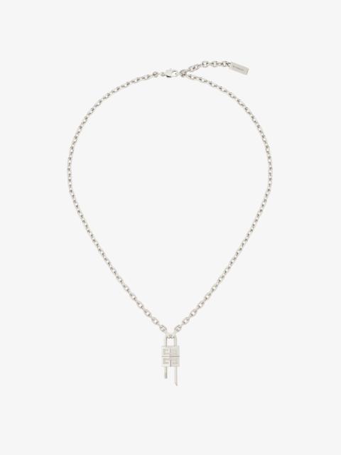 Givenchy MINI LOCK NECKLACE IN METAL