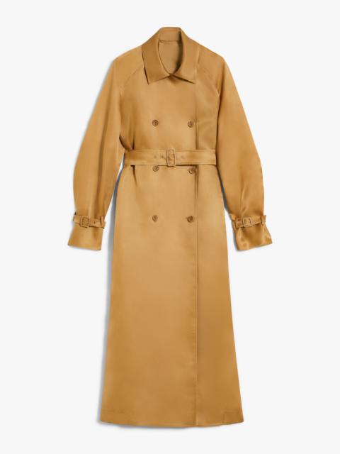 SACCO Oversized organza trench coat