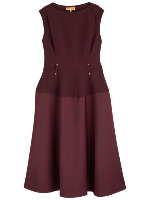 STINE GOYA Stine Goya Panelled Crepe and Twill Midi Dress